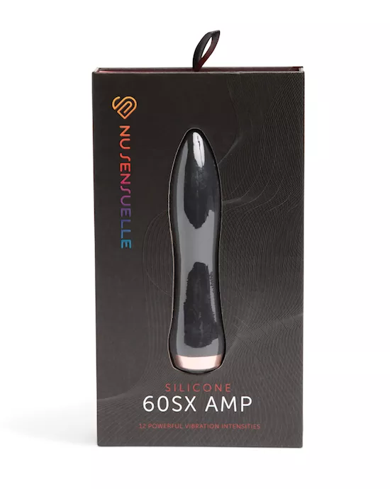 Nu Sensuelle 60SX AMP Silicone Bullet - Black