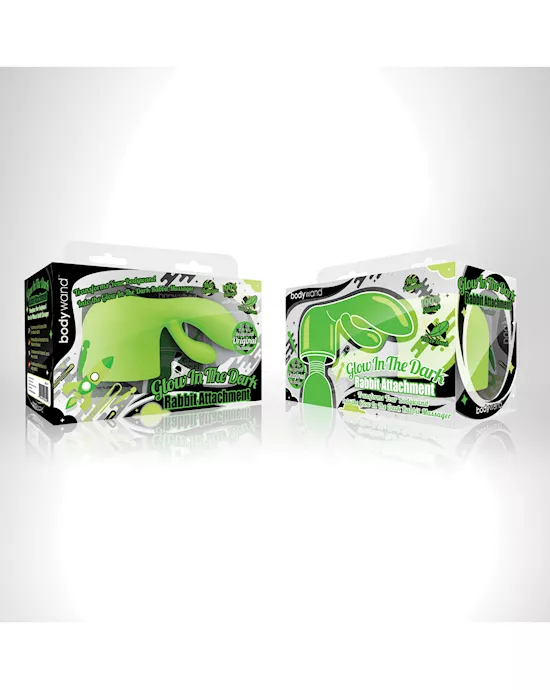 Bodywand Rabbit Attachment - Glow In The Dark