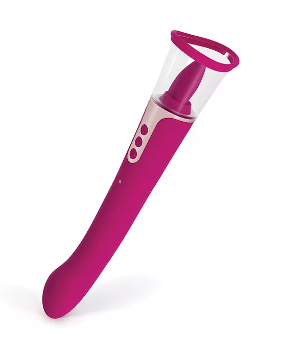Succion Sucking G-Spot Vibrator - 3 Function Purple