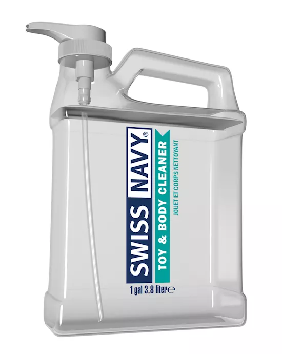 Swiss Navy Toy & Body Cleaner - 1 gal Pump