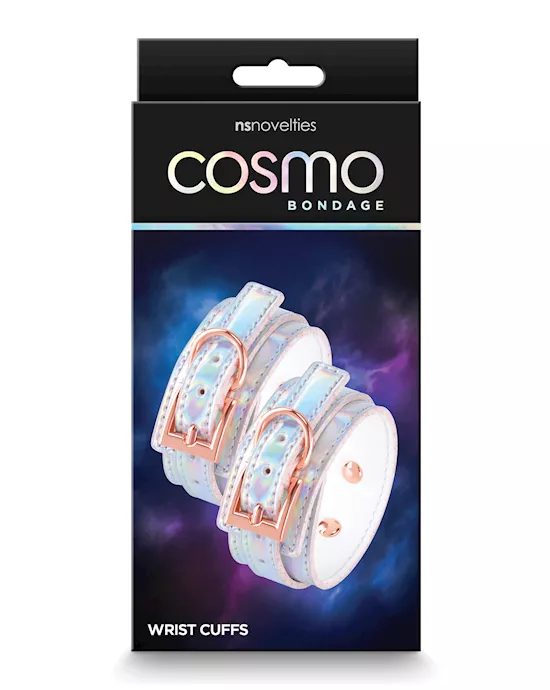 Cosmo Bondage Wrist Cuffs - Rainbow