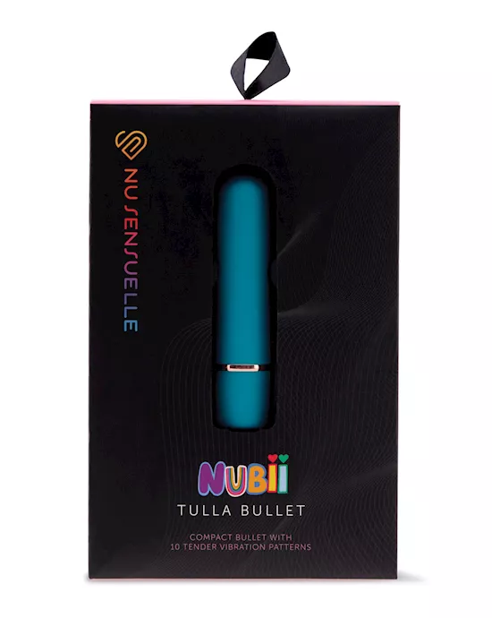Nu Sensuelle Nubii Tulla Rounded Tip 10 Speed Bullet - Blue
