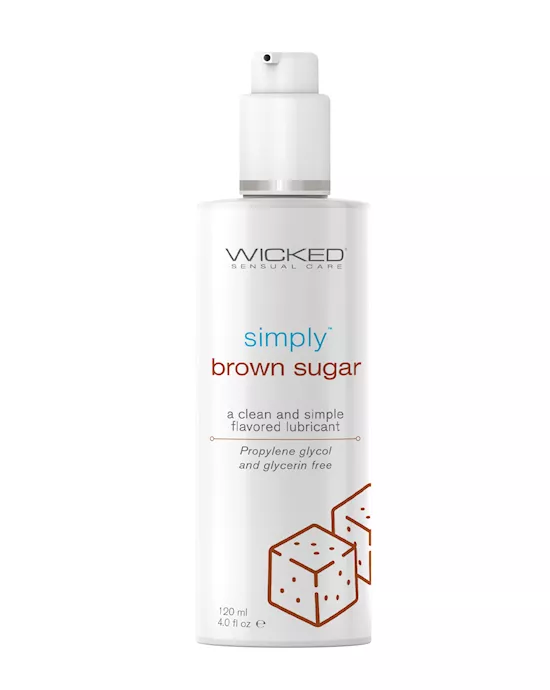 Wicked Sensual Care Simply Water Based Lubricant - 4 oz Brown Sugar