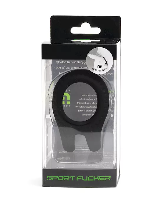 Sport Fucker CockPit Cockring - Black