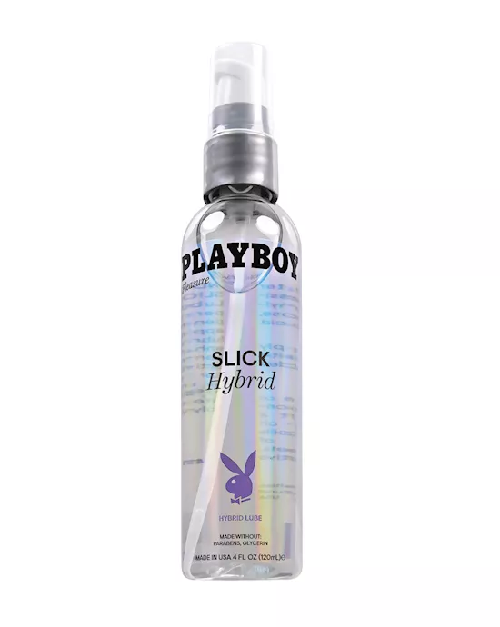 Playboy Pleasure Slick Hybrid Lubricant -  4 oz