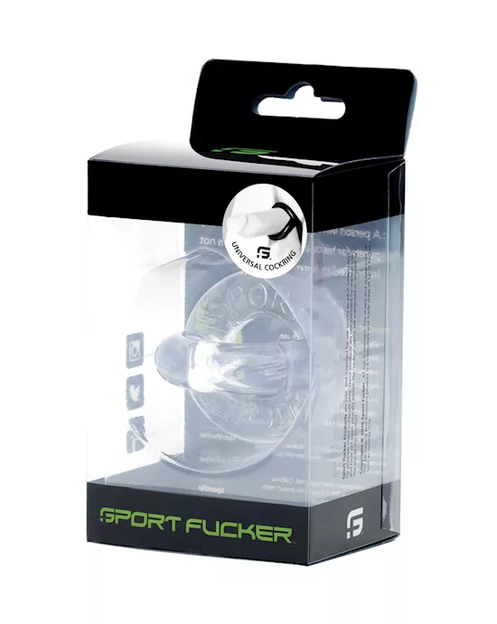Sport Fucker Universal Cockring - Clear