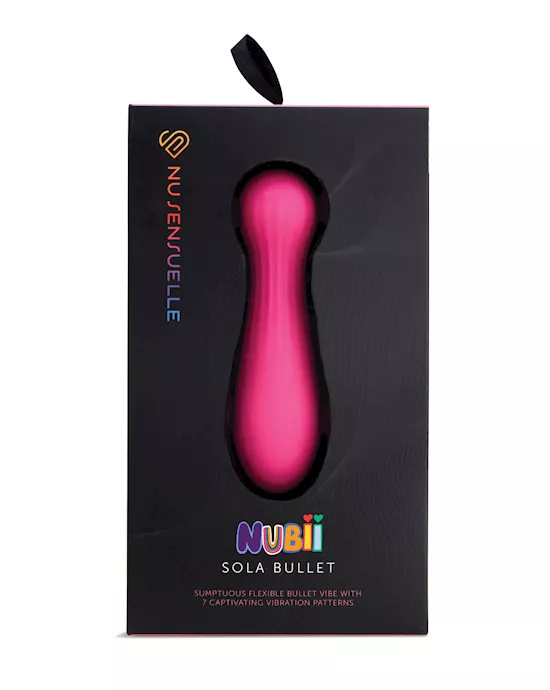 Nu Sensuelle Sola Nubii Flexible Bullet - Pink