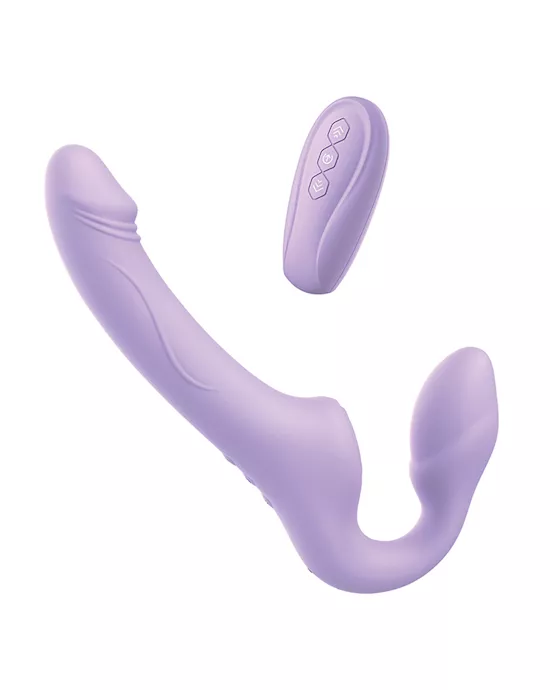 Nobu Adel Strapless Strap On w/Wireless Remote - Lilac