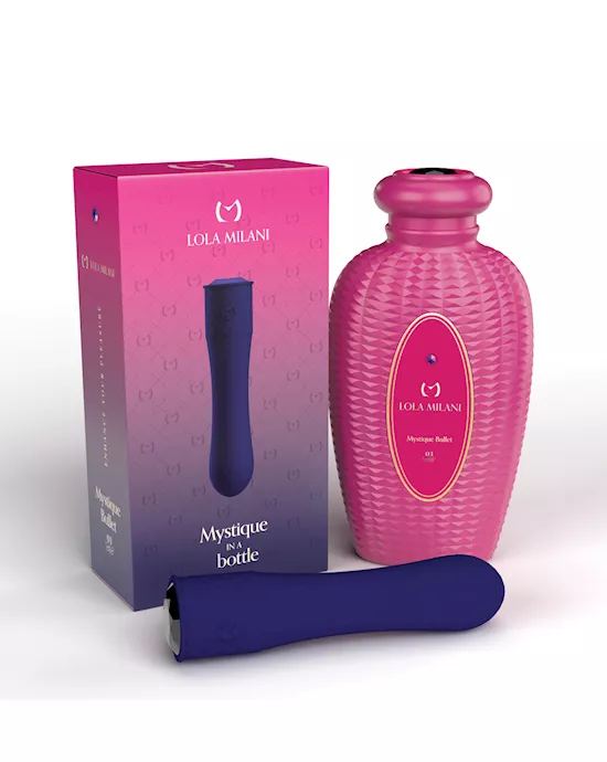 Lola Milani Mystique Bullet w/Pink Bottle  - Dark Purple