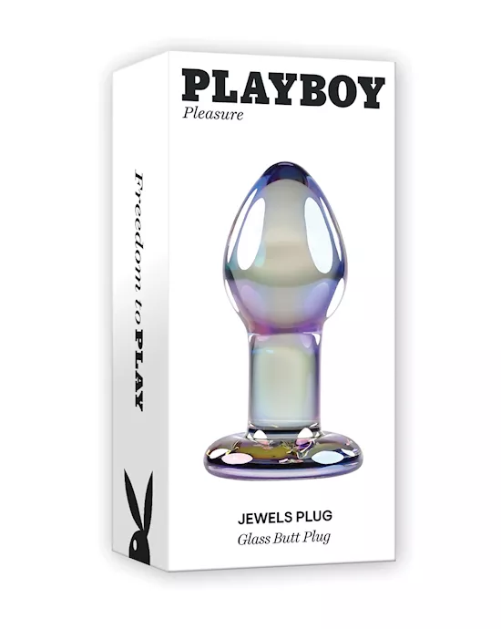 Play Boy Pleasure Jewels Butt Plug - Clear