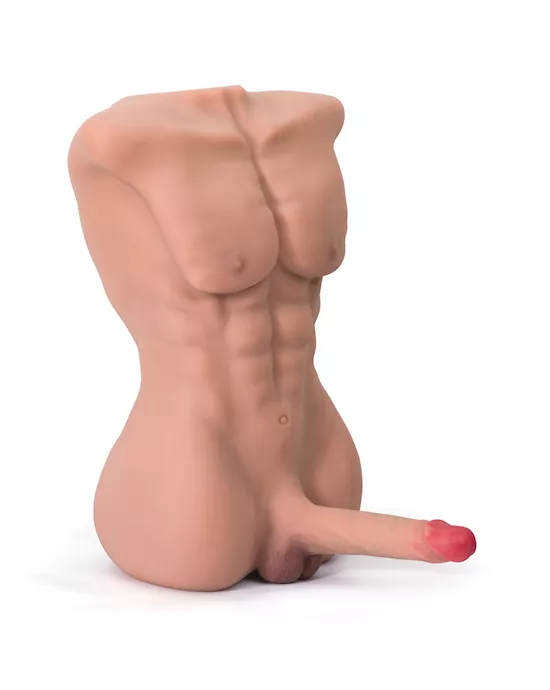 NO ETA $Atlas Torso Male Sex Doll with Flexible Dildo