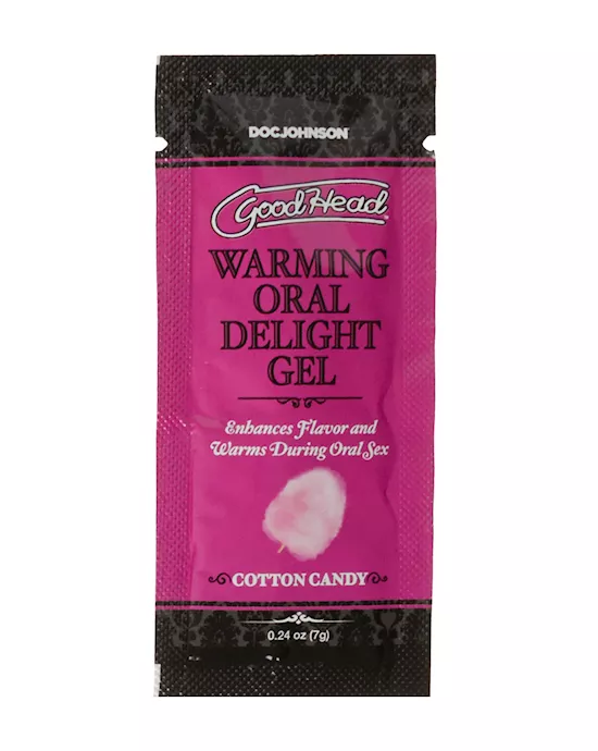 GoodHead Warming Oral Delight Gel - Cotton Candy