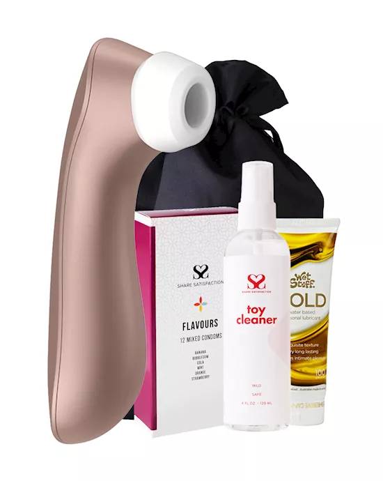 Free Satisfyer Pro 2 Vibration - Essentials Bundle
