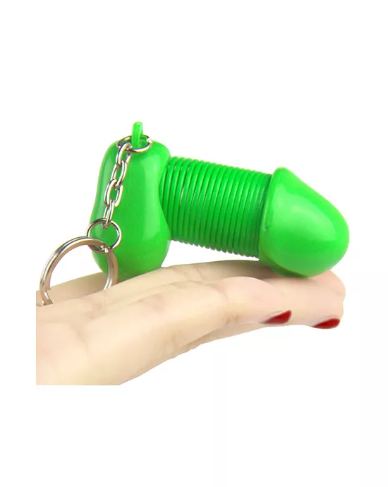 Slinky Cock Key Ring