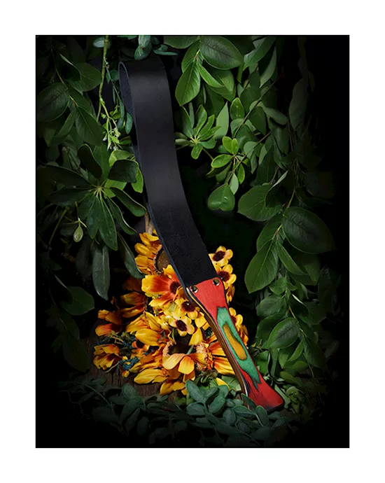 Colourwood Leather Paddle