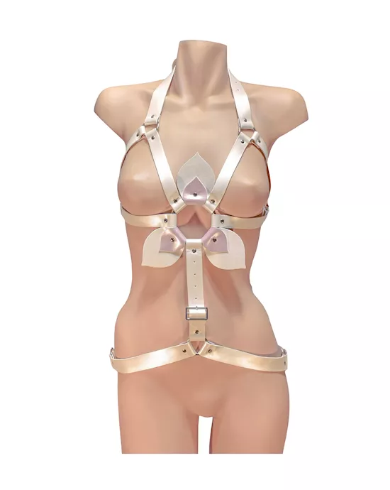 Leather 13 Magnolia Luxury Full Body Harness