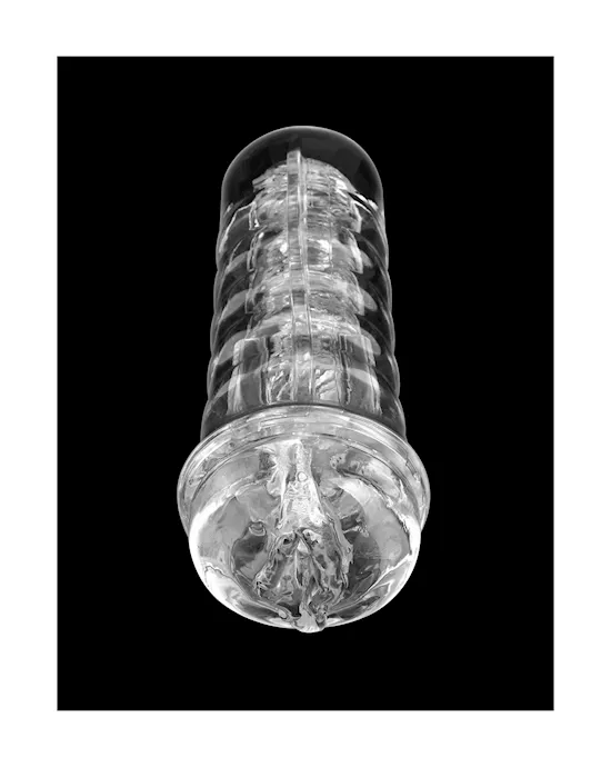 Ice Girl Clear Textured Masturbation Cup