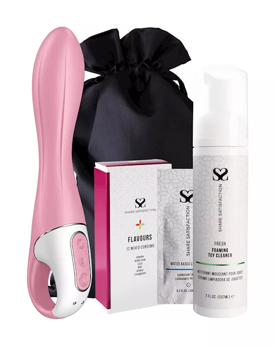 FREE Satisfyer Air Pump Vibrator 2 - Essentials Bundle 