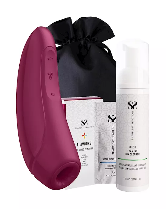 Satisfyer Curvy 1   - Essentials Bundle