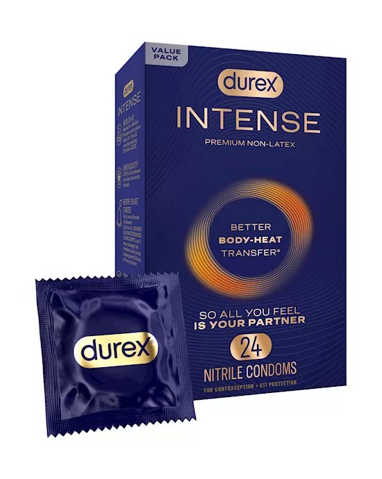 Durex Intense Nitrile Condoms 24pk