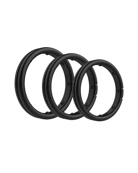 Riveted Cock Ring Set