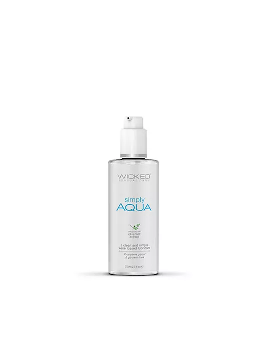 Wicked Simply Aqua Water Based Lubricant 70ml
