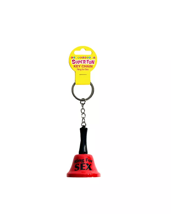  Ring For Sex Novelty Bell Keychain