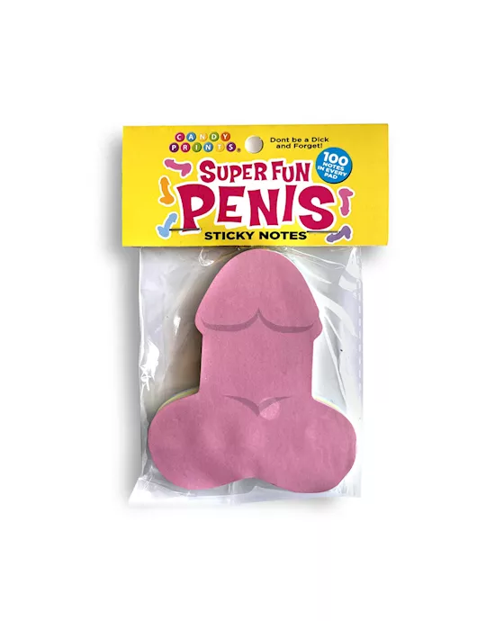 Super Fun Penis Sticky Notes 100 Pack