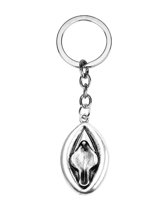 Metal Vulva Keychain