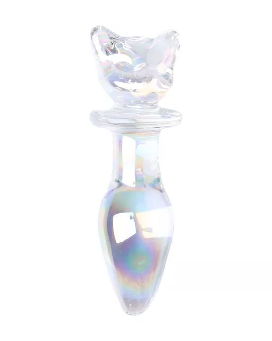 Lucent Laser Cat Glass Butt Plug
