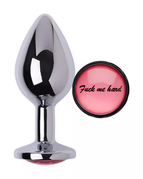 Kinki Fuck Me Hard Steel Butt Plug Medium