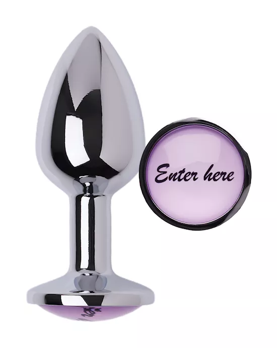 Kinki Enter Here Steel Butt Plug Small