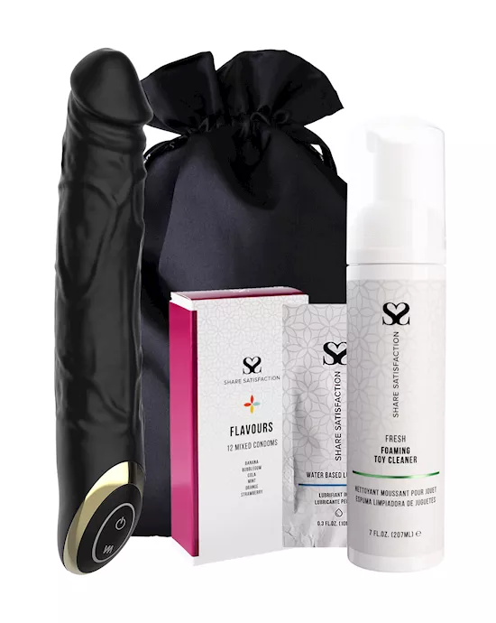 Amore Vibrating Dildo - Essentials Bundle