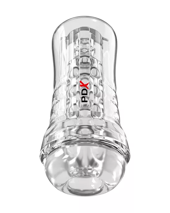 PDX Elite ViewTube See-Thru EZ-Grip Stroker