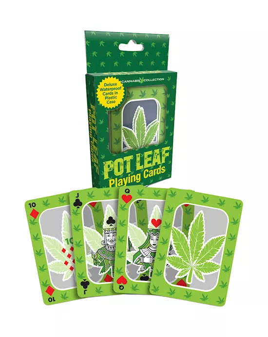 Pot Leaf Waterproof Playing Cards
