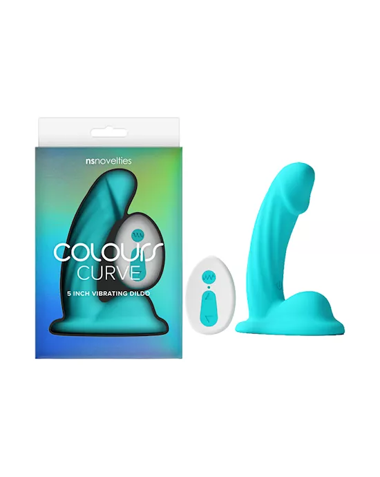 Colours Curve Vibrating Dildo 5 Inch