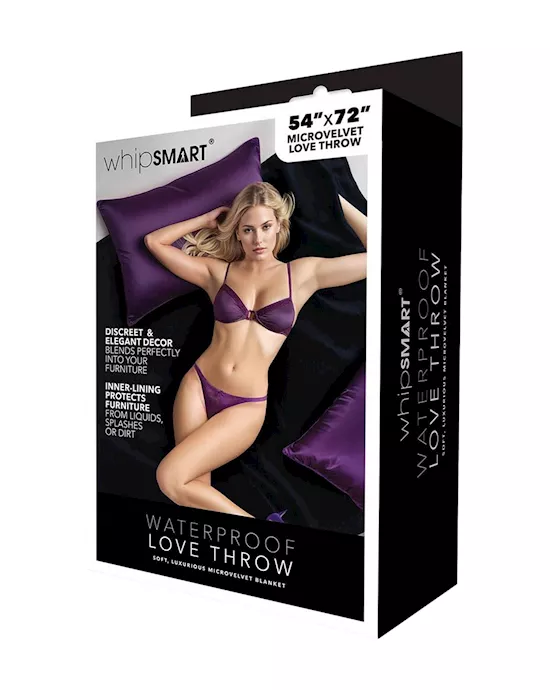 WhipSmart Waterproof Love Throw Blanket