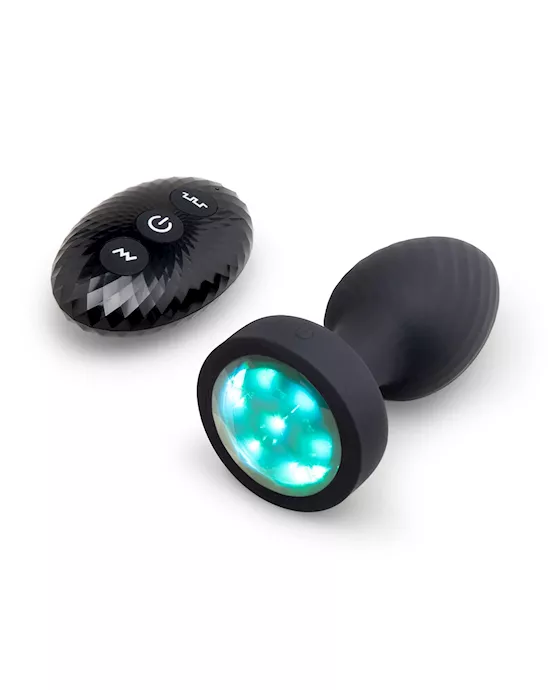 B-vibe Light Up Vibrating Butt Plug 3.5 Inch