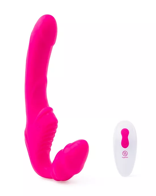 Together Strapless Remote Controlled Vibrator