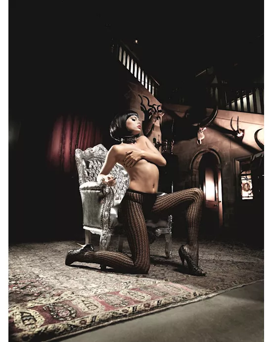 Jacquard pantyhose