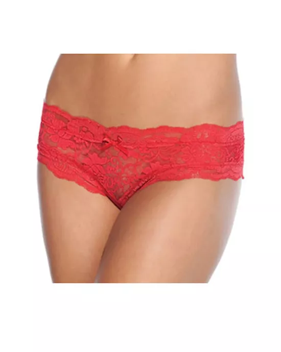 Lace Crotchless Panty