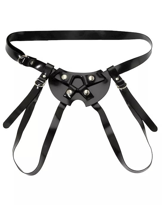 Rubber Dildo Harness