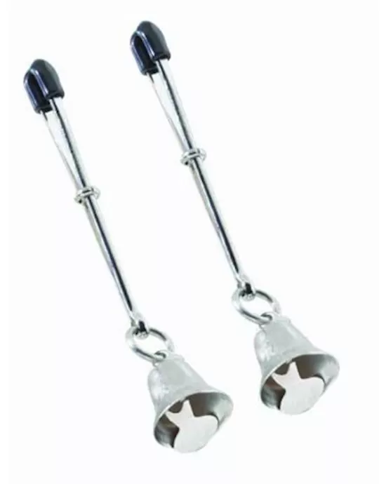 Tweezer Nipple Clamps with Nickel Bells