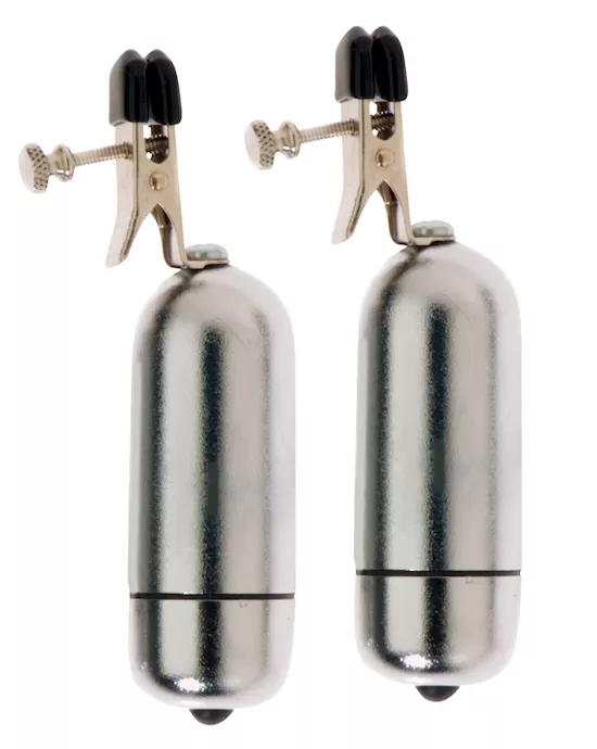 Broad Tip Wireless Vibrating Nipple Clamps