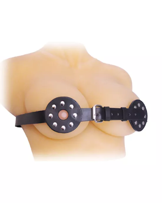 Studded Spiked Breast Binder with Nipple Holes