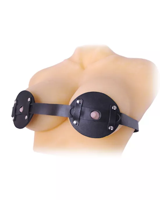 Spiked Breast Binder with Nipple Holes