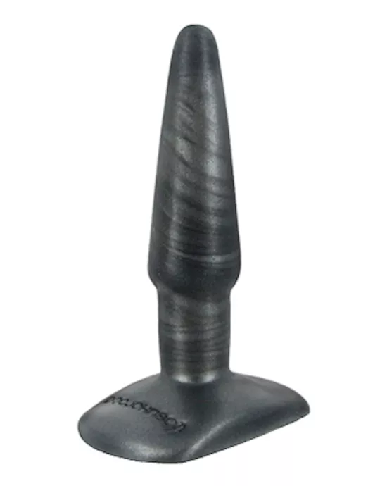 The Lil End Silicone Anal Plug Charcoal