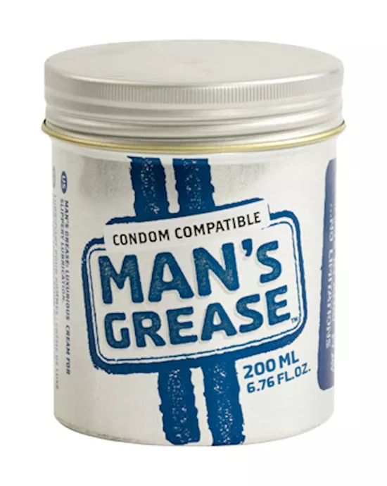 Mans Grease Water Based Cream Lubricant 200 ml