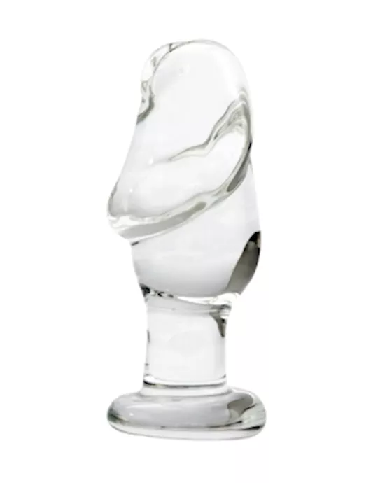 Clear Xxl Helmet Head Anal Plug