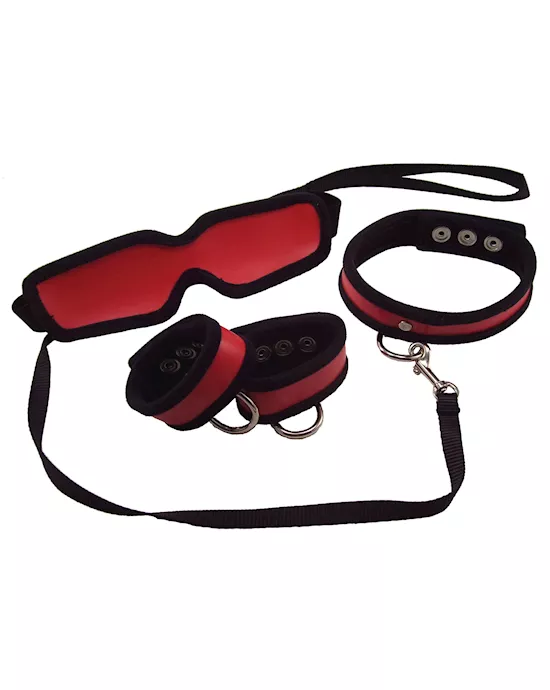 Sex & Mischief 5 Piece Red Restraint